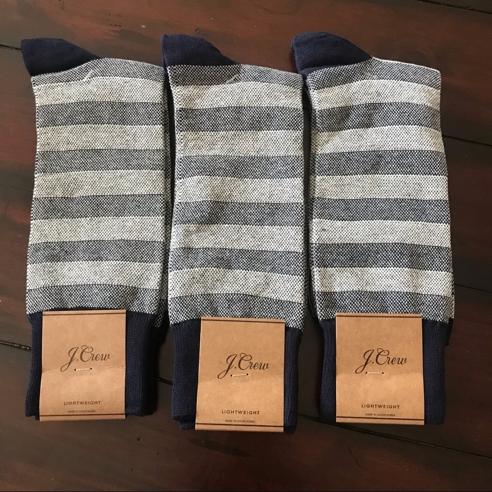New!  J. Crew Men’s Socks. 3 pack